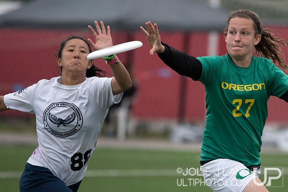 Oregon Fugue vs UBC Thunderbirds Women's Semi - USAU DI College