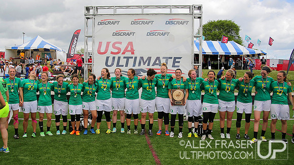 Women's Final - Stanford Superfly vs Oregon Fugue - 2015 USAU DI College Championships