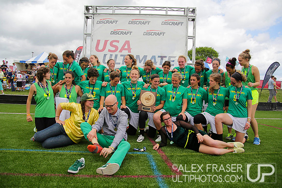 Women's Final - Stanford Superfly vs Oregon Fugue - 2015 USAU DI College Championships