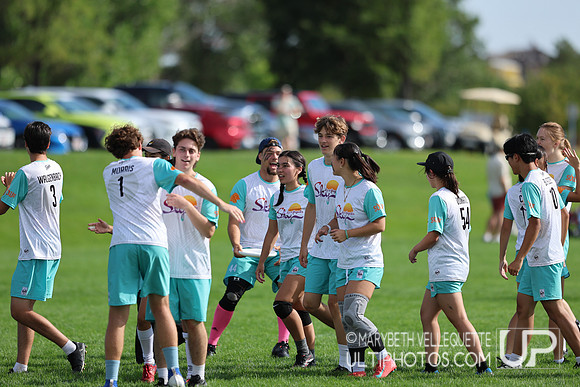 Saturday action at the USA Ultimate Youth Club Championships in