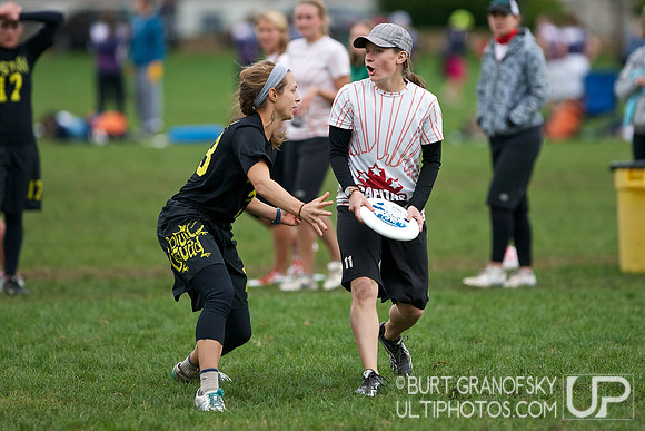 Sunday Games to Go to Nationals, Women's Division, USAU 2012 Northeast Regionals