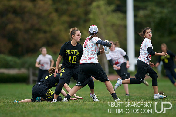 Sunday Games to Go to Nationals, Women's Division, USAU 2012 Northeast Regionals