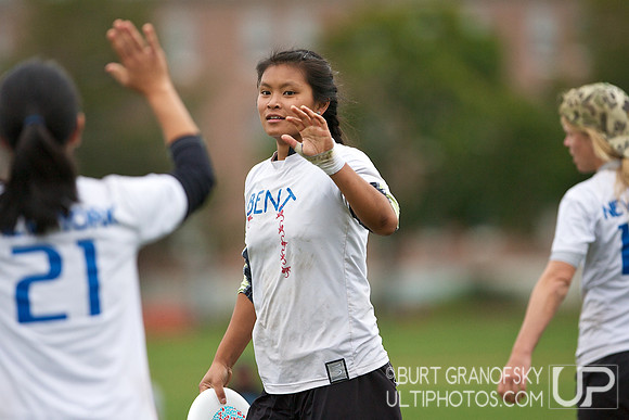 Sunday Games to Go to Nationals, Women's Division, USAU 2012 Northeast Regionals