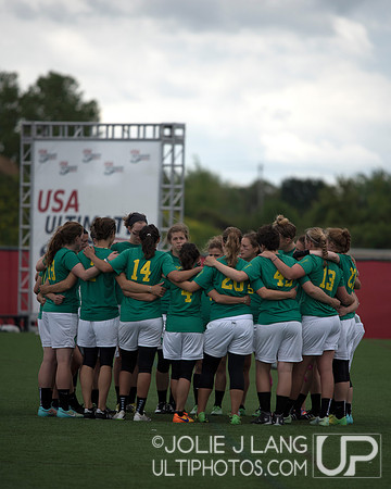 Oregon Fugue vs Stanford Superfly Women's Final - USAU DI Colleg