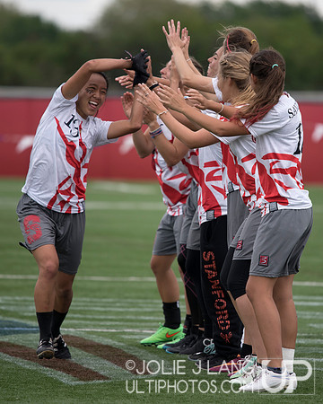 Oregon Fugue vs Stanford Superfly Women's Final - USAU DI Colleg