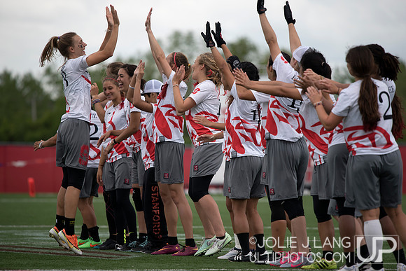 Oregon Fugue vs Stanford Superfly Women's Final - USAU DI Colleg