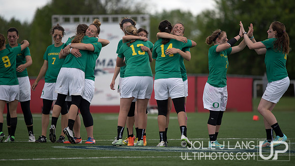 Oregon Fugue vs Stanford Superfly Women's Final - USAU DI Colleg