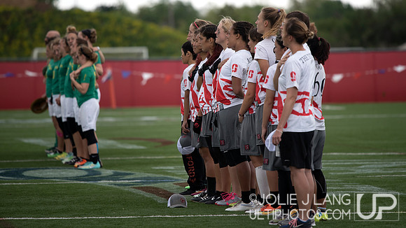 Oregon Fugue vs Stanford Superfly Women's Final - USAU DI Colleg