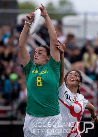 Oregon Fugue vs Stanford Superfly Women's Final - USAU DI Colleg
