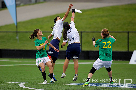 Women's Semi I - Oregon vs BC - 2015 USAU DI College Championships