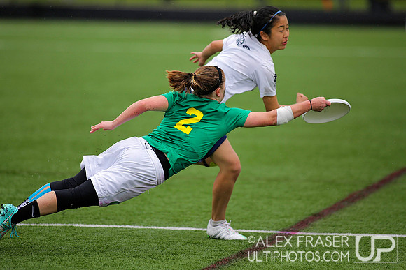 Women's Semi I - Oregon vs BC - 2015 USAU DI College Championships