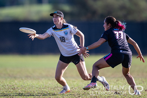 Flipside vs Schwa in 5th-place finals at USA Ultimate National Championships