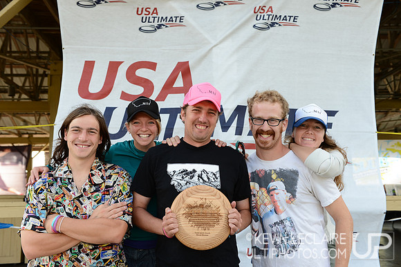 Mental Toss Flycoons - Mixed Team Spirit Winners - 2012 Club Champs