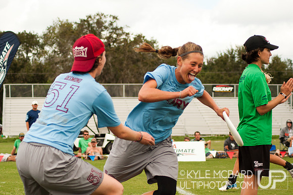 Women's Final - Fury vs. Riot - 2012 USA Ultimate Club Championships