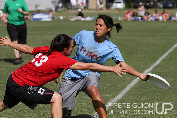 Women's Division Finals, Fury vs Riot, Sunday, 2012 Club Nationals