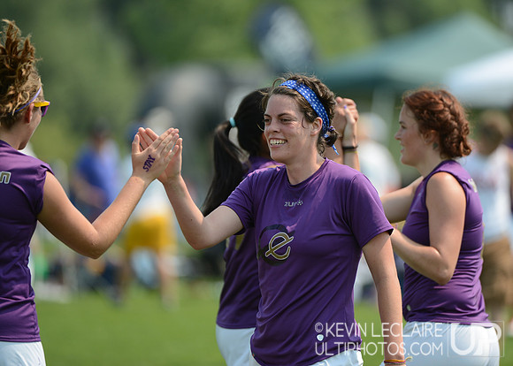 2012 USAU D-I College Championships Saturday Action