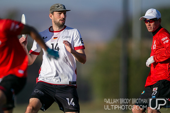 Day 1 of the WFDF 2024 World Masters Ultimate Championships