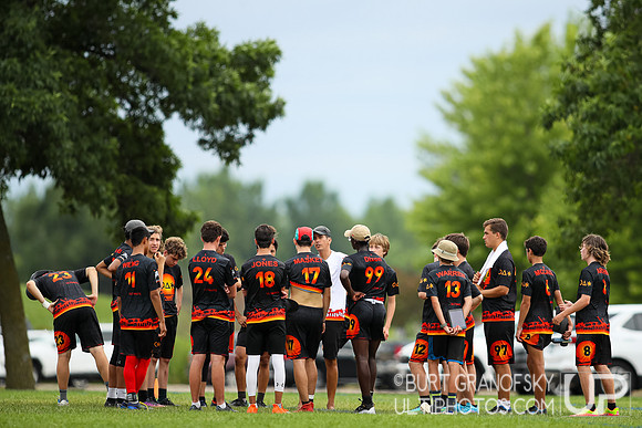 USA Ultimate YCC 2022 -- U17 Boys Sun Action