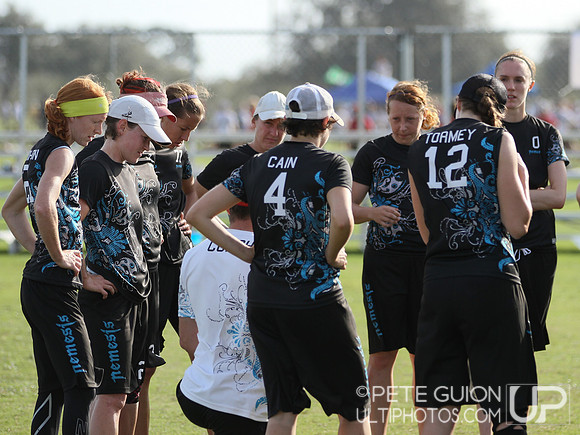 Fury vs Nemesis, Cross-over play, Round 1, Friday, 2012 Club Nationals