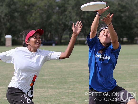 Mischief vs Overhaul. Cross-over play, Friday, 2012 Club Nationals