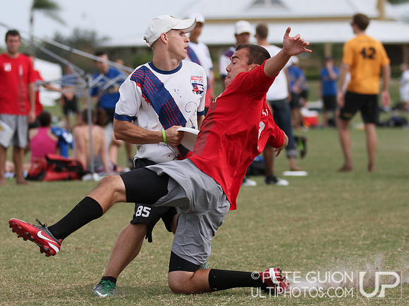 Machine vs Truck Stop. Cross-over play, Friday, 2012 Club Nationals