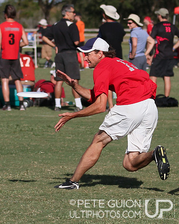 Burnside vs. Johnny Encore. Pool play, Round 3, Friday, 2012 Club Nationals