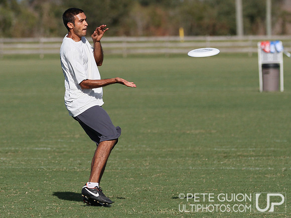 Reckon vs Tejas. Pool play, Friday, 2012 Club Nationals