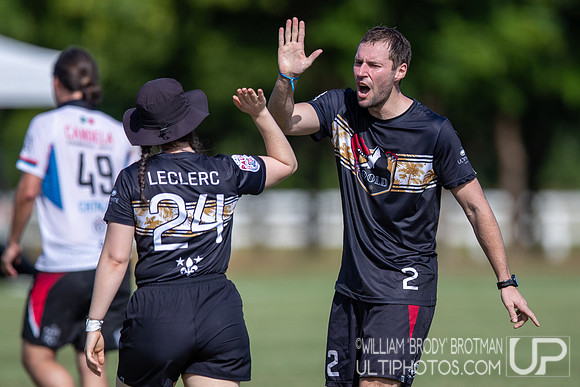 Day 2 at the 2025 WFDF Pan American Ultimate Championships