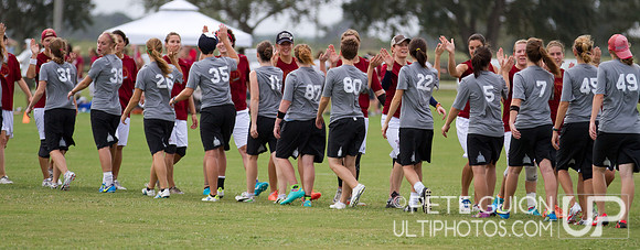 Fury vs Heist, Women's Division Pool Play, Friday, October 2012.