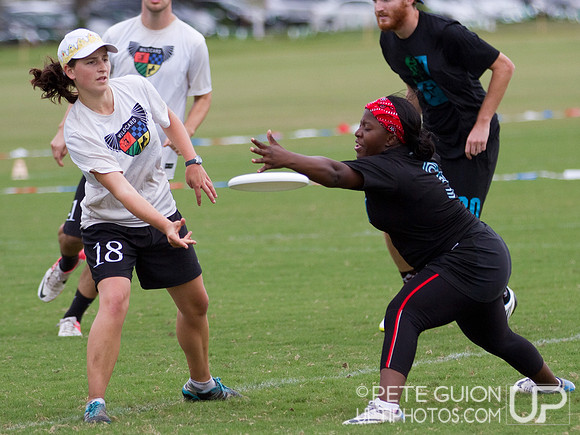 Chad Larson Experience vs Wild Card. Mixed division pool play, Thursday, Oct 2012.
