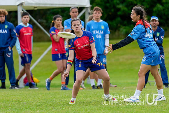 Colombia U20 Mixed v Italy U20 Mixed WJUC Thursday Round 4