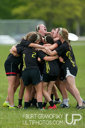 Girls Division, Sunday -- 2012 USAU HS Northeasterns