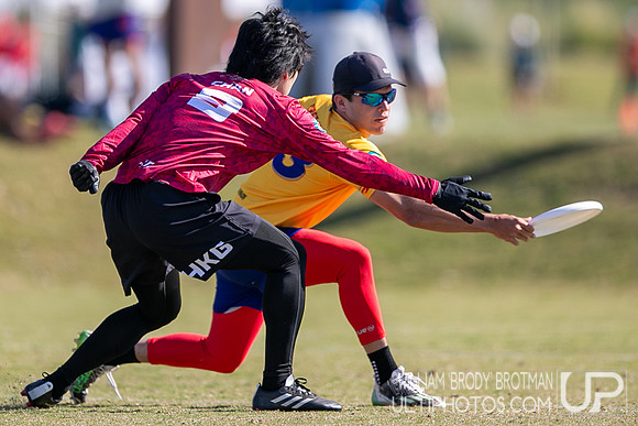 Day 1 of the WFDF 2024 World Masters Ultimate Championships