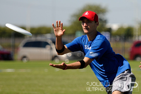 USA Ultimate Nationals Championships 2013 - Johnny Bravo vs Chain Lightning 3rd Round Pool Play