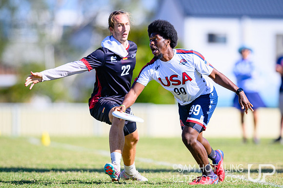 Pool play during World Ultimate Championships at Runaway Bay Precinct