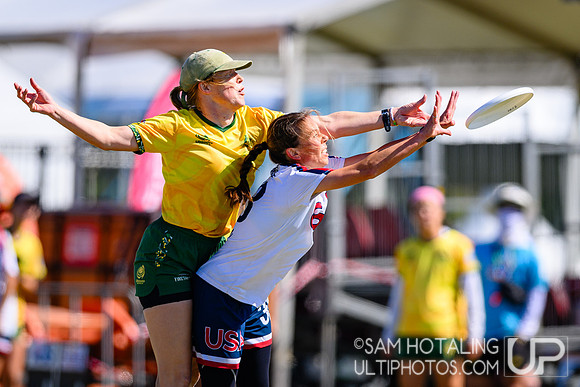 Pool play during World Ultimate Championships at Runaway Bay Precinct
