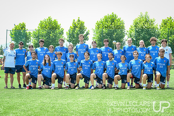 Italy Mixed U24 Team Photo - WU24 Monday