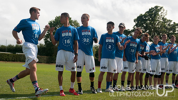 Opening Ceremonies and USA vs Great Britain Open Showcase Game -