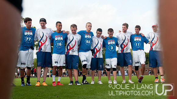 Opening Ceremonies and USA vs Great Britain Open Showcase Game -