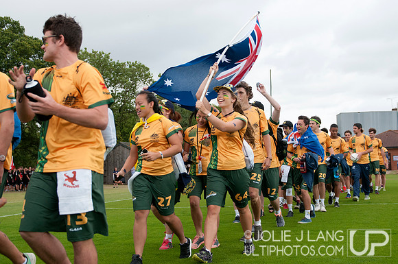 Opening Ceremonies and USA vs Great Britain Open Showcase Game -