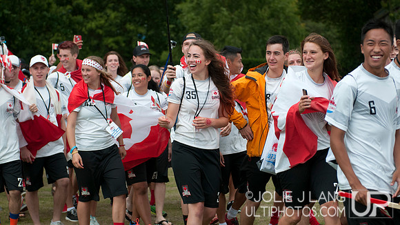 Opening Ceremonies and USA vs Great Britain Open Showcase Game -