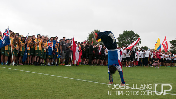 Opening Ceremonies and USA vs Great Britain Open Showcase Game -