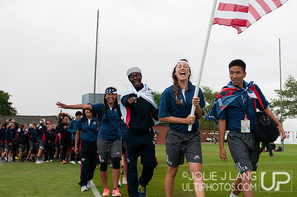 Opening Ceremonies and USA vs Great Britain Open Showcase Game -