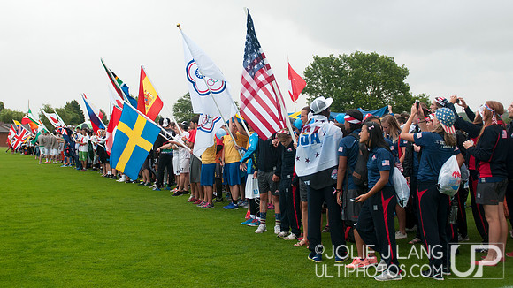 Opening Ceremonies and USA vs Great Britain Open Showcase Game -