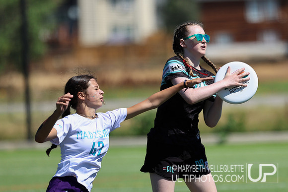 Sunday action at the USA Ultimate Youth Club Championships in th