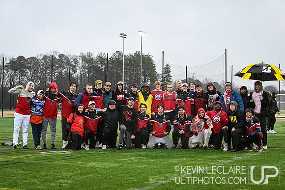 Davidson DUFF Team Photo - D3 River City Showdown 2026 Sunday