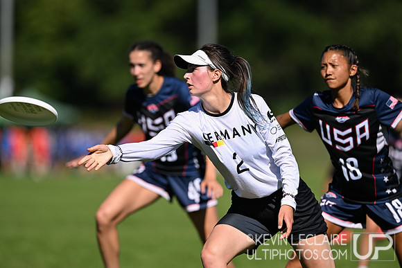 USA U20 Women vs Germany U20 Women - WJUC 2022