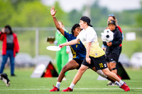 Women’s pool play at USAU DI College Championships