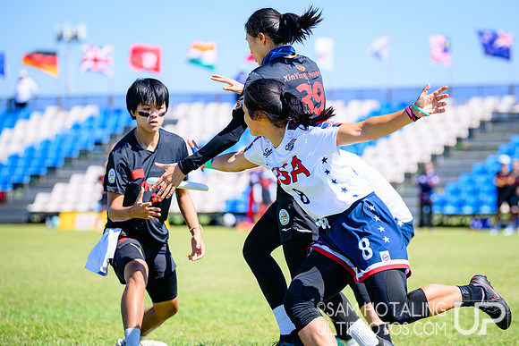 Women’s pool play during World Ultimate Championships at Runaway Bay Sports Precinct