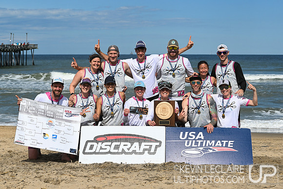 Running With Scissors GM Mixed Champions Team Photo - 2024 Beach
